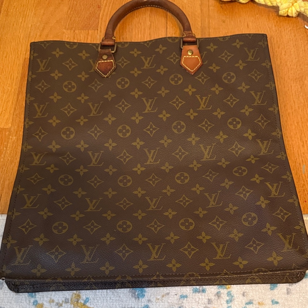 LOUIS VUITTON Monogram SAC PLAT Bag Vintage - Picture 16 of 16